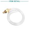 ACROPIX Filter Drain Tool Filter Hose Tube Pipe Fits Toyota Gold Tone Clear 1 Piece