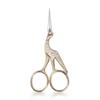 Large Crane Scissors for Handicraft, Tea Ceremony, and Thread Cutting - Vintage Stainless Steel.