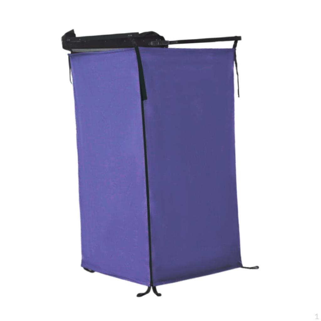 Side Shower Tent for Vehicles, Privacy Screen, Bathroom, Camping, Portable Outdoor Cabin,