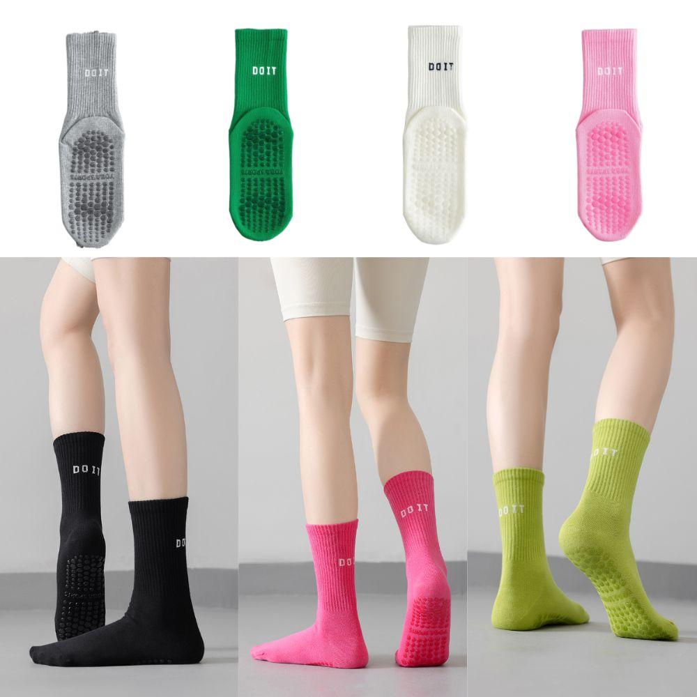 Breathable Yoga Socks Cotton Sports Socks Comfortable Dance Fitness Training Socks