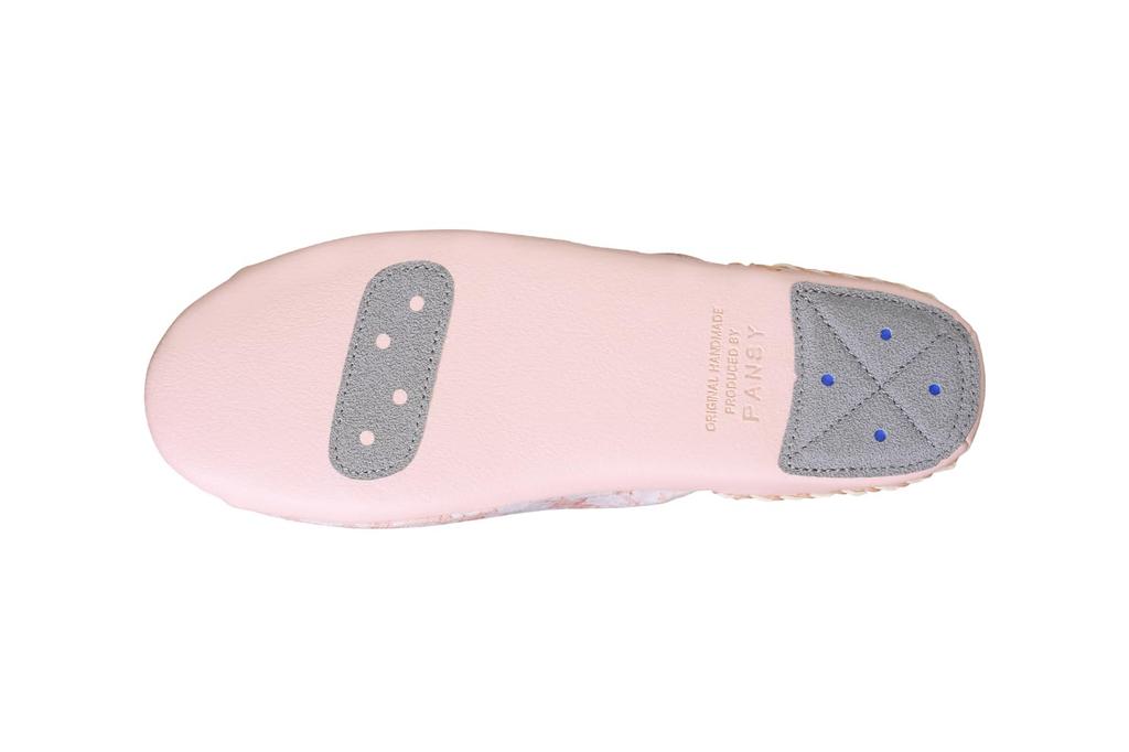 Pansy 9418 Jacquard Floral Indoor Size L Women's Shoes, Pink,