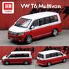 Μινιατούρα Μοντέλο 1/64 Κλίμακας T6 Multivan MPV Βαν 1:64 Δωρεάν Τροχοί Παιχνίδι Αυτοκίνητο Όχημα Συλλεκτικό Κράμα Diecast Δώρο Για Αγόρια Παιδί