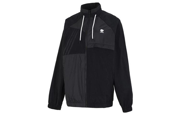 Adidas Jackets Men s Black Stand Collar Moderate Other HN4751 M