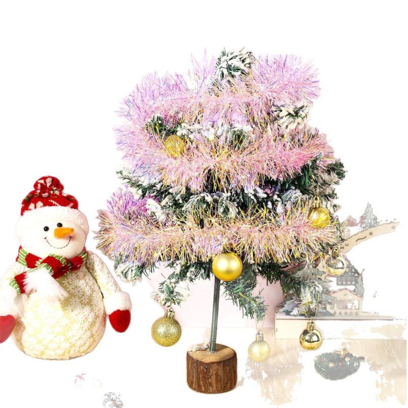 2-Meter Christmas Decoration Ribbon With Gold And Rainbow Colors, Pink Hair Strips, And Rainbow Colored Decorative Ribbons