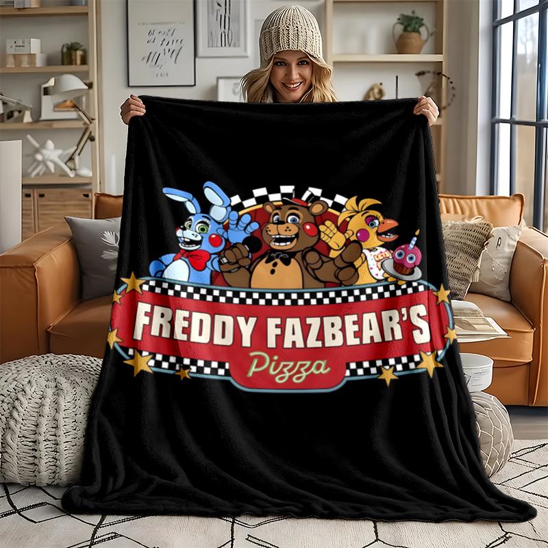 Five nights at freddy Ultra Soft Flannel Throw Blanket Warm Cozy Blanket for Bed Couch or outdoor best gift