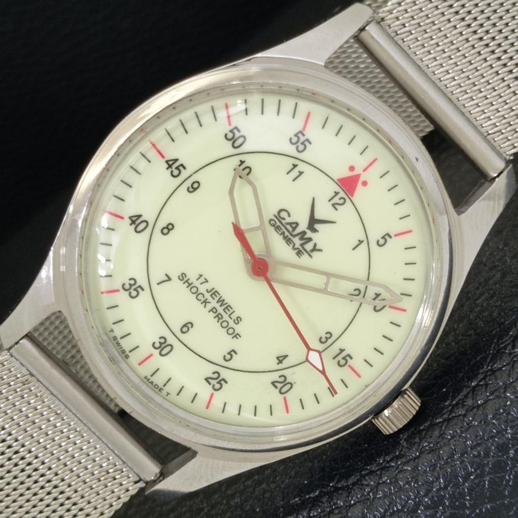 

ВИНТАЖНЫЕ ШВЕЙЦАРСКИЕ МУЖСКИЕ ЧАСЫ С РУЧНЫМ ЗАВОДОМ CAMY a500002-2 R151a-a500002