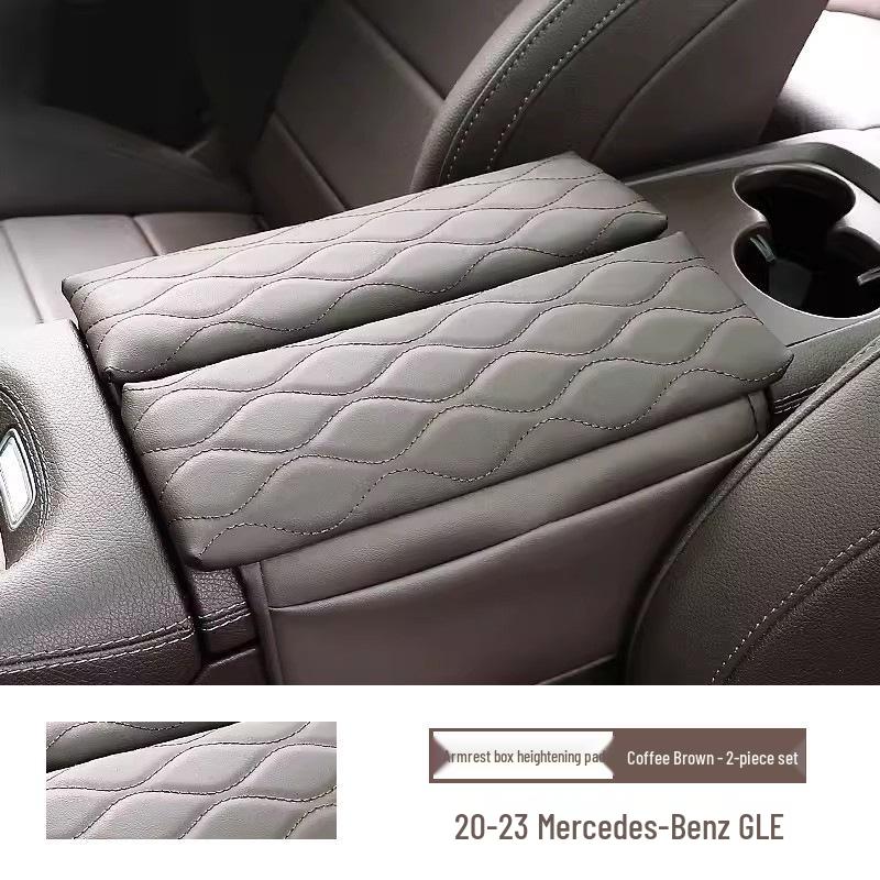Mercedes Armrest Box Protective Pad Cover for E300, LC2600L, and GLC300L Decoration.