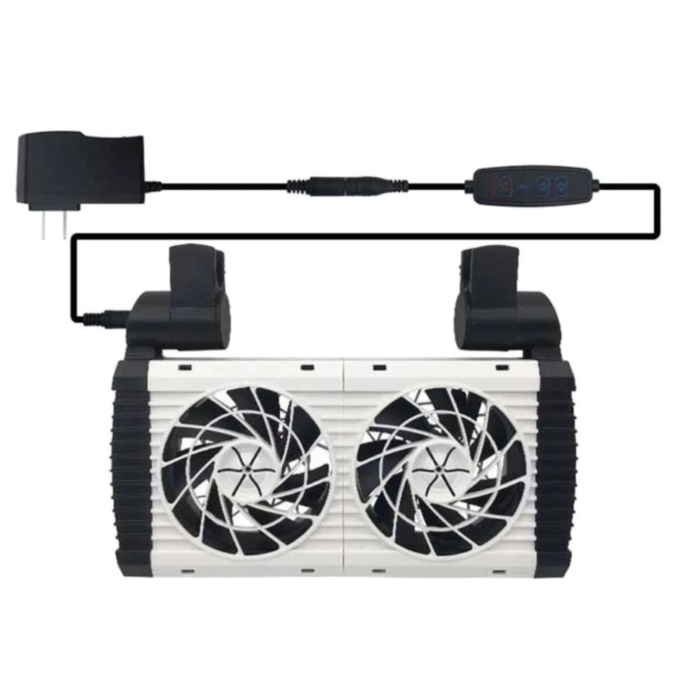 Hangable Fish Tank Cooling Fan EU/US/UK Aquarium Air Cooling Device  Reduce Water Temperature