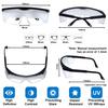 Protective Safety Glasses Eye Protection Goggles CE Ansi Z87 Anti Fog Shading Eyewear for Pilot IFR Training Aviation Flight