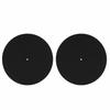 DJ Slipmats, 2 Felt Turntable Slipmats for 12-inch Vinyl Record Players, Turntables, Home Disc Protection, Non-Slip Mats, Replacement Accessories