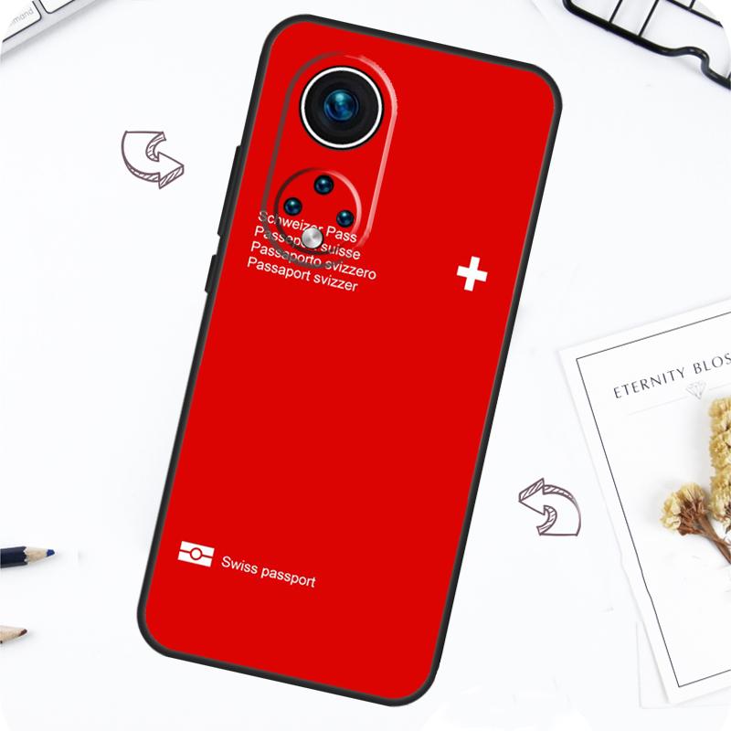 Switzerland Swiss Flag Case For Honor Magic 7 Pro 5 6 Lite Honor 200 Pro 50 70 90 X8b X9a X8a X8 X9 X9c X9b Cover