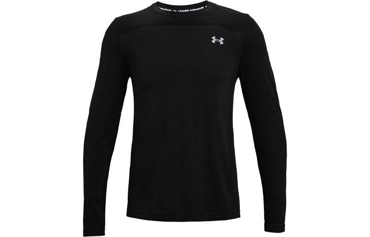 Under Armour Long Sleeved T Shirt Men s Black 1361136-001 L