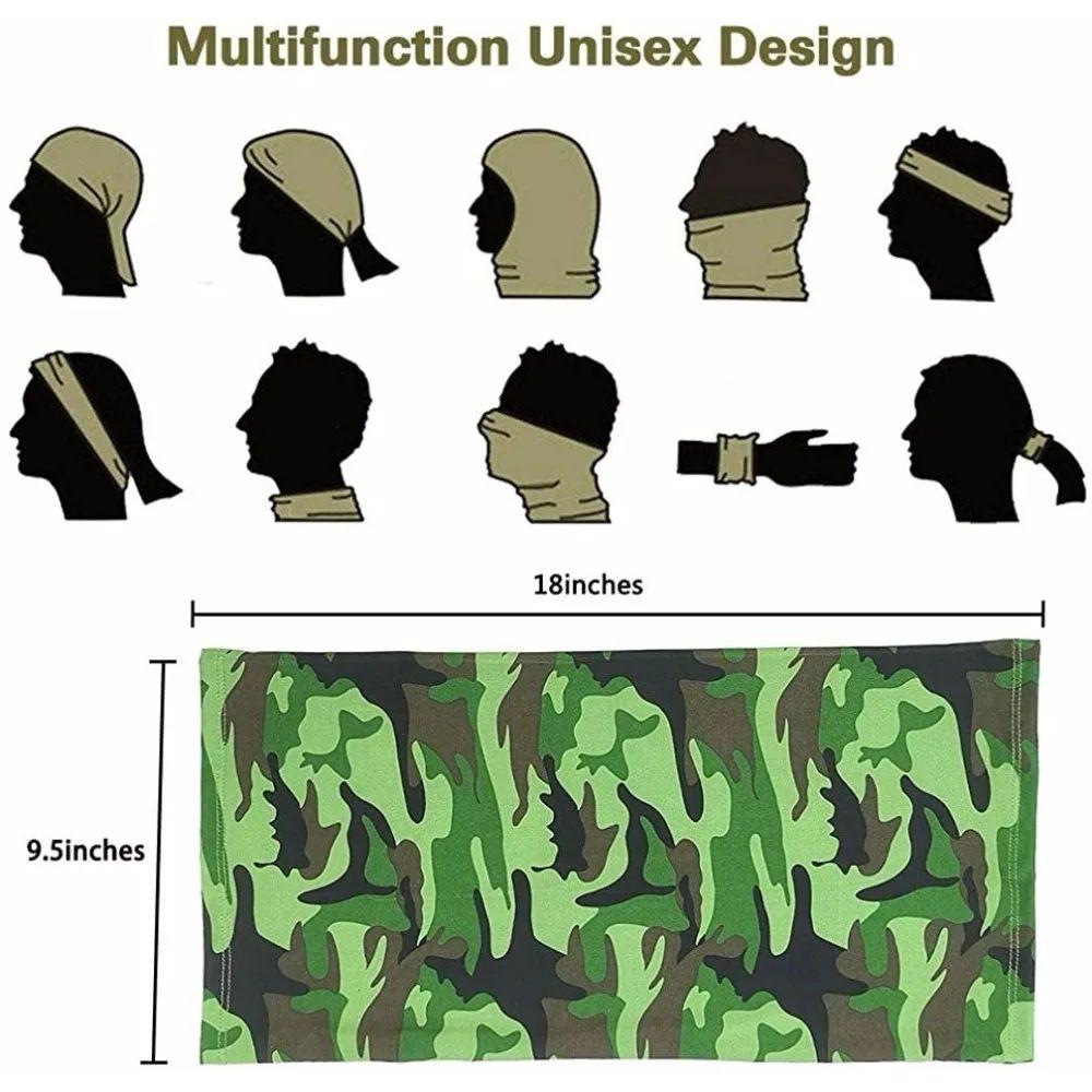 Multi-Purpose Turban Riding Scarf Cycling Bandana Men Women Neck Cover Sunscreen Ice Silk Outdoor Fishing Hiking Headwear Mask