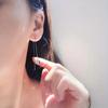 Threader Earrings for Women Hypoallergenic Silver Color Long Dangle Earrings Austria Crystals Drop Earrings