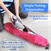 U-shaped Pillow Creative Adjustable Buckle Space Saving Travel Pillowcase Stuffable U-shaped Neck Pillow Case Tube Pillow Travel Accessories