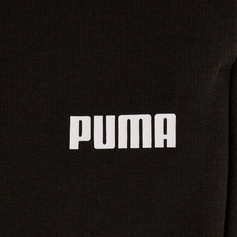 Puma Logo Comfortable Fashion Versatile Casual Pants Men Bottoms Black 691552-01