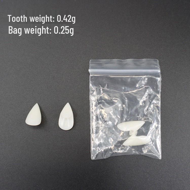 

Vampire Fangs Resin Cosplay Teeth for Halloween and Fairy Role-Playing Makeup One Size