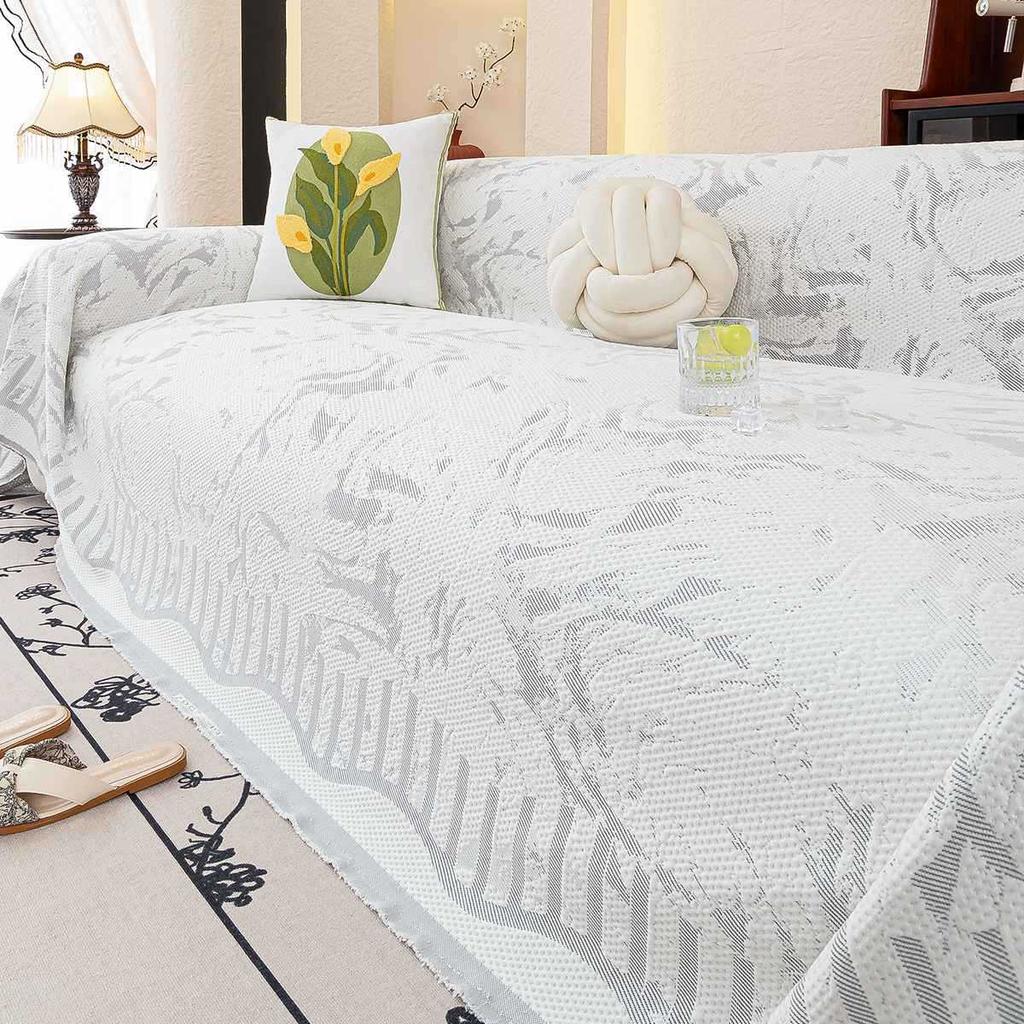 1PC Ice Silk Sofa Cover Cool Feeling Summer Sofa Cover Blanket Full Coverage Sofa Towel
