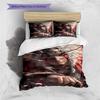 Cartoon Pattern Bedding Quilt Set Quilt Cover Pillowcase Home Decoration Birthday Gift (1 * Duvet Cover + 2 * Pillowcase, Without Core)