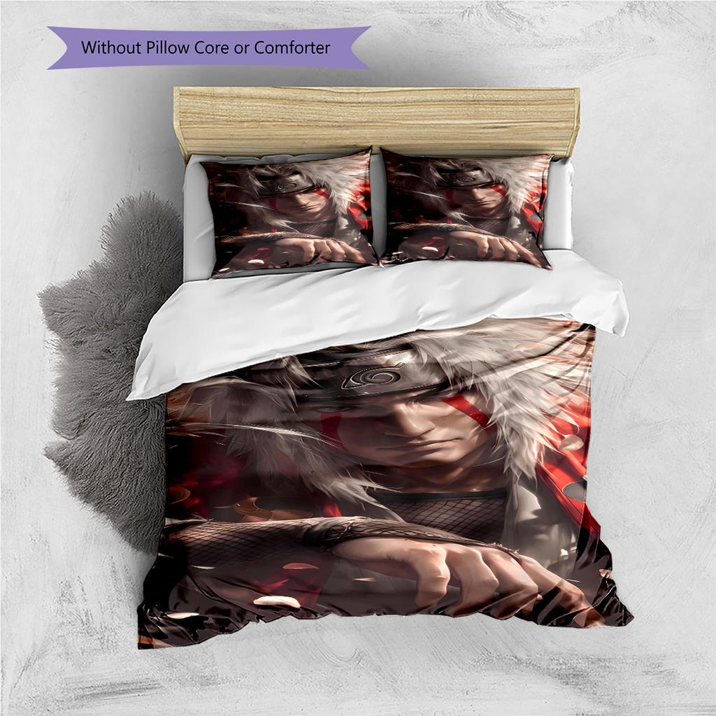 Cartoon Pattern Bedding Quilt Set Quilt Cover Pillowcase Home Decoration Birthday Gift (1 * Duvet Cover + 2 * Pillowcase, Without Core)