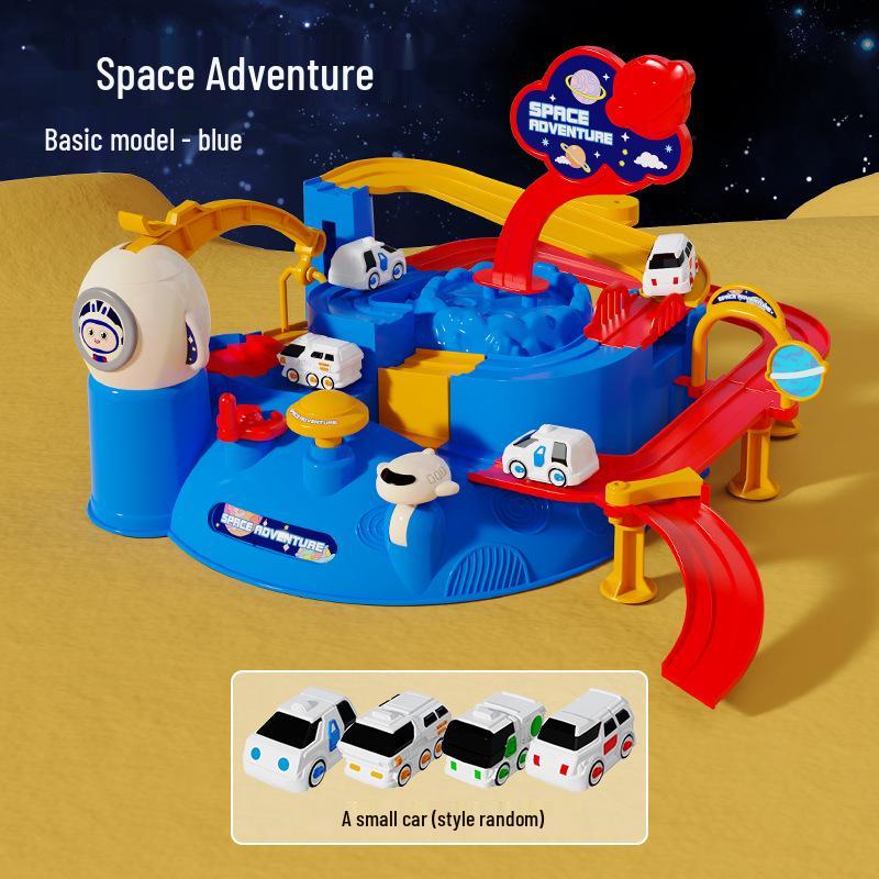 

Космическое приключение Инерционная машинка-трек: Развивающая игрушка для мальчиков 3-6 лет