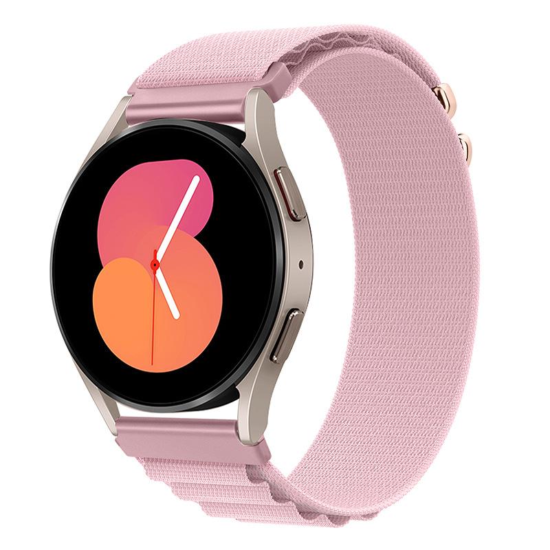 20mm 22mm Nylon Alpine Loop Strap For Samsung Watch 7 6 5 4/Huawei Watch 5/4/3/GT5-4-3 Pro Wristband Amazfit Active 2/Bip 6 Band