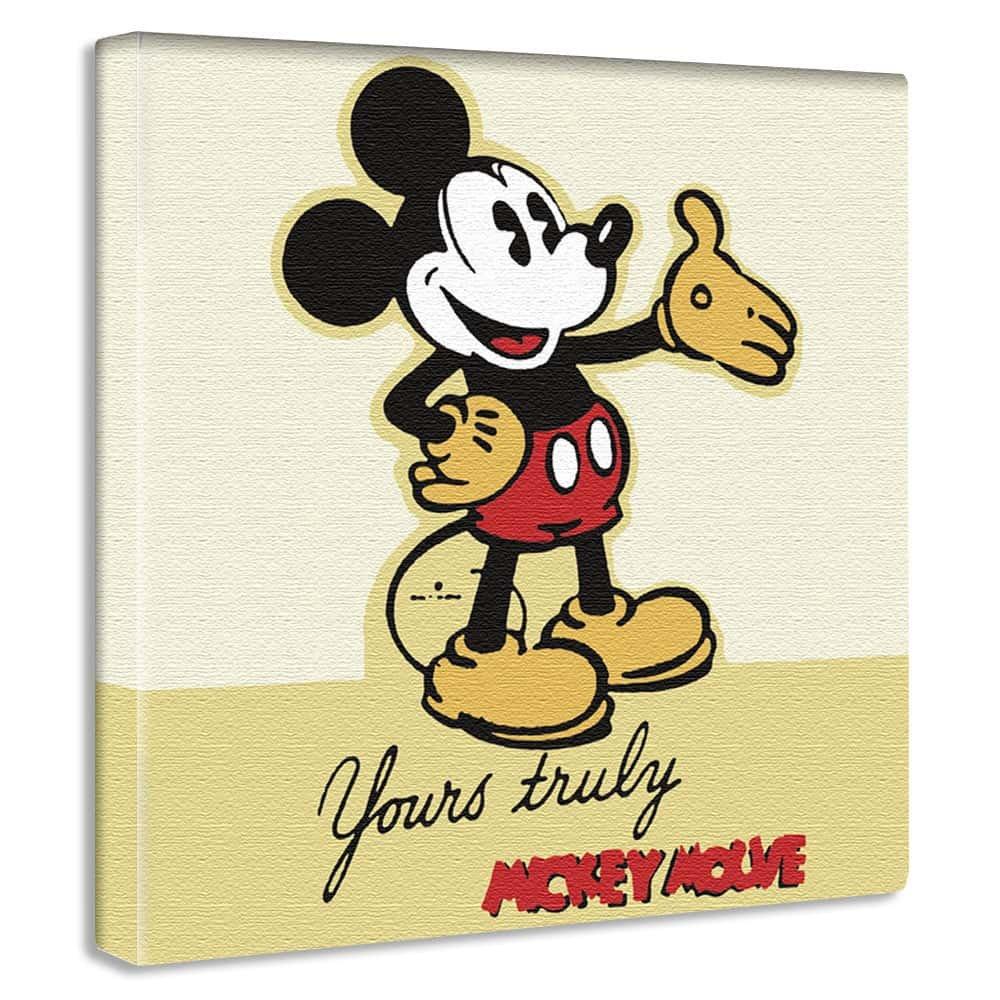 

Art Deli Poster Mickey Mouse Fabric Panel Interior Goods Art Retro dsny-1710-16 dsny-1710-16