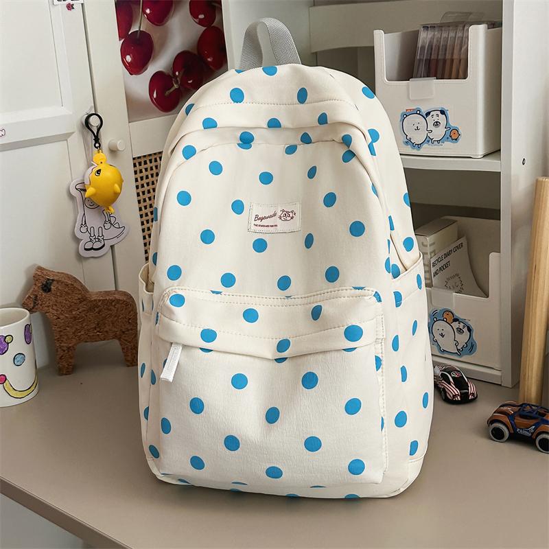 Pendler Rucksack Damen Punkt Rucksack Schüler Schultasche