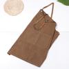 Thicken Antifouling Women Men Waterdrop Resistant Cotton Canvas Barista Apron Canvas Denim Apron