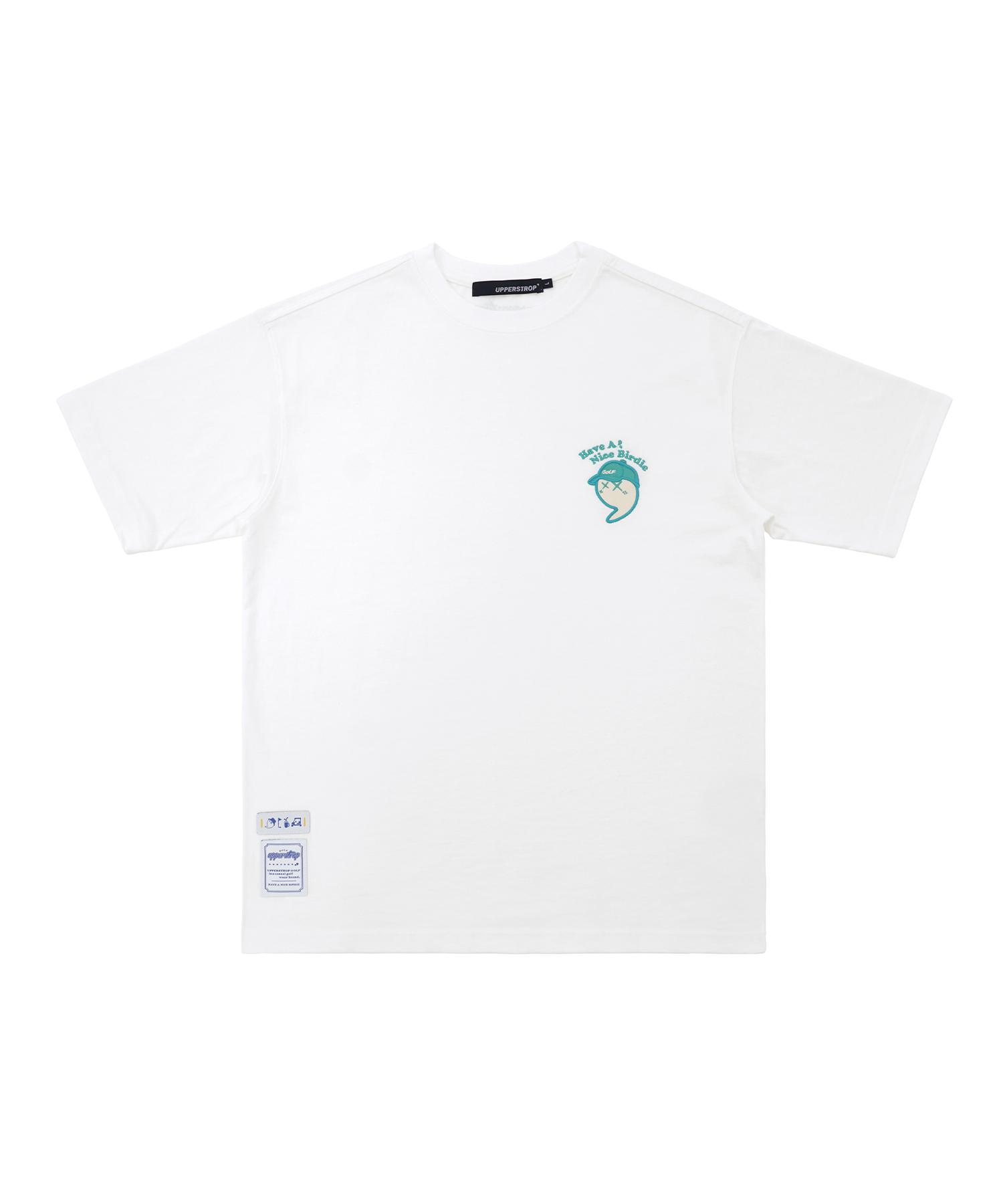 Upper Strop [Up3061] Upst Golf Casual Comma Short Sleeve T-Shirt Ivory L