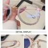 With Diamond Studded Anti Blue Light Glasses Fashionable and High-Quality Luxury Eyeglass Frames for Men and Women