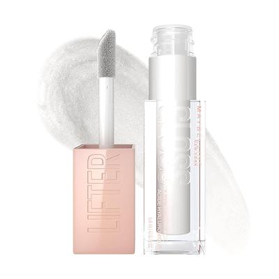 New York Lifter Gloss Pearl Feuchtigkeitsspendender Lipgloss mit Hyaluronsäure für geschmeidigen, nicht klebrigen Glanz, langanhaltend, für pralle, vollere Lippen, 5,4 ml