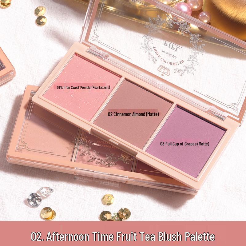 

Палетка трехцветных румян Cheng Shian s PIPL: Pure Desire Matte Shimmer, маст-хэв для натурального праздничного макияжа.