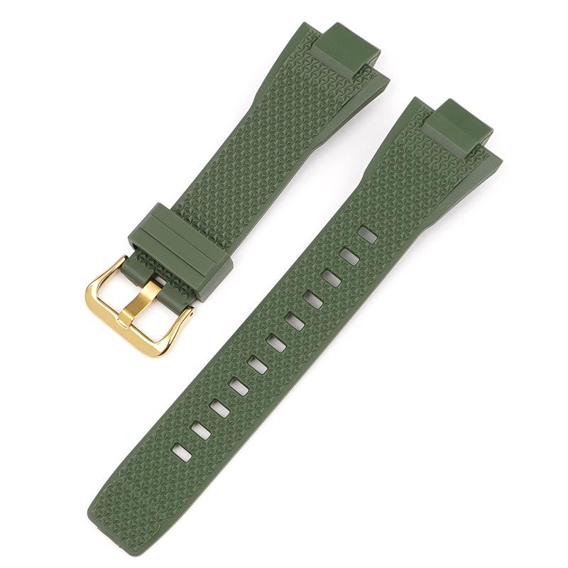 Watch Accessories For Casio G-SHOCK GST-B400 Series Resin Strap Men's Sports Waterproof Rubber Replacement Watchband Bracelet
