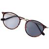 Photochromic Fashion Round Face Slimming UV Silver On Black [VALLERY] Women's Sunglasses, Glasses, Frame, Effect, Protection, [Pre-owned]
