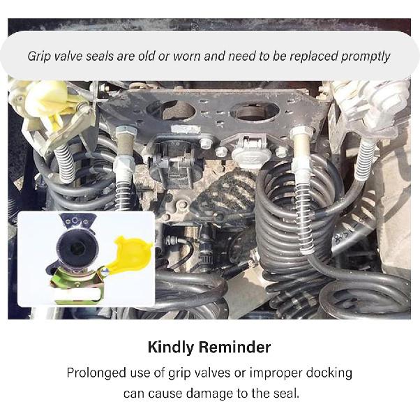 20PCS Glad Hand Seals For Glad Hand Air Hose,Rubber Gladhand Seals Of Semi Truck Accessories,Air Lines For Semi Truck Car Accessories Compatible With