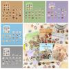 40 Sheets/Bag Kitty Puppy Hand Ledger Sticker Bag Playful Ledger Material Creative Stickers  Student