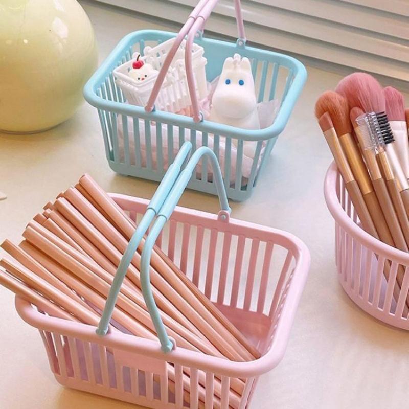 Keuken Opbergmand Hol Draagbaar Douche Bad Manden Desktop Fruitmanden Kinderspeelgoed Snack Plastic Organizer