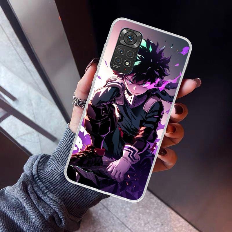 Midoriya Izuku Deku MHA My Hero Phone Case For Xiaomi Redmi Note 10 11 12 13 14 15 Pro Plus 11S 12S 14S 11T 11E 10S Soft TPU Bac