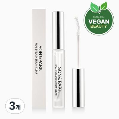Son&Park Echtes Wimpernserum Eyelash Nutrient Clear, 3 Stk.