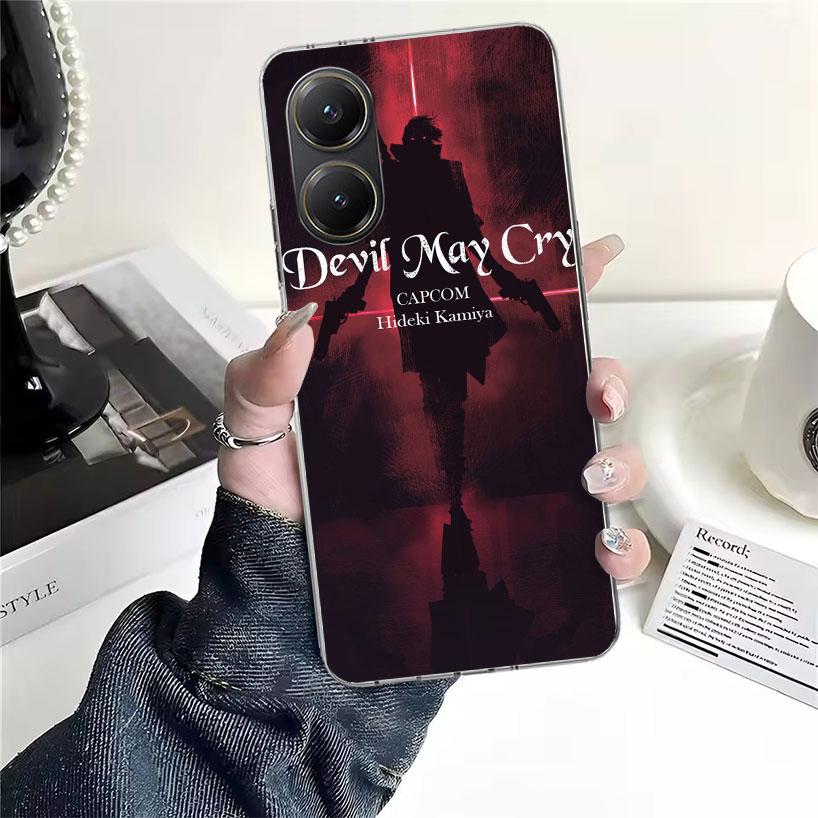 Game D-Devil May Cry 5 Soft Phone Case For Xiaomi Redmi 15C 15 13C 13 Poco X5 X6 X7 F7 Ultra M7 12C 12 10 10C 9C 9A 9T 9 Fundas