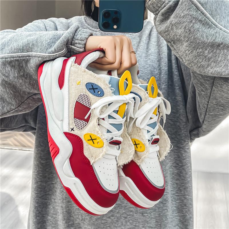 Men 's Casual Four Seasons Fashion Students Comfortable Sneakers Boys Trending Soft Sole Breathable Shoes