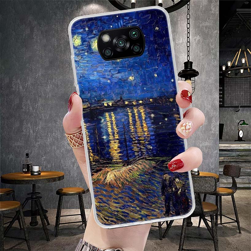 

Van Gogh Oil Art Painting Soft Phone Case For Xiaomi Redmi 15C 15 13C 13 Poco X5 X6 X7 F7 Ultra M7 12C 12 10 10C 9C 9A 9T 9 Fund Redmi 10 5G