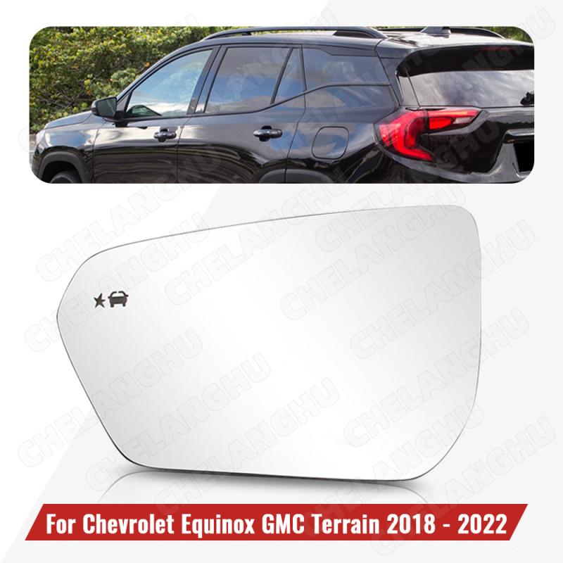 1PC Left Side Lens For Chevrolet Equinox Or GMC Terrain 2018     Rearview Glass Mirror Lens With Heat 23406428