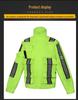 Verdickter Reflektierender Regenmantel und Regenhose für Radfahren & Outdoor-Einsatz