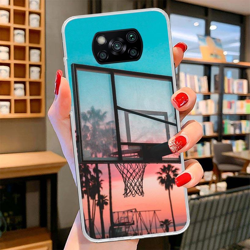 Basketball Basket Play Cover Phone Case For Xiaomi Poco F7 Ultra X7 X6 X5 Pro M7 Redmi 15C 15 13C 13 12C 12 10C 10 9A 9C 9T 9 Sh