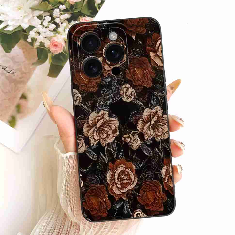For iPhone 16 Pro 6.3" A3293 A3083 Case Cartoon Simplicity Soft Silicone Back Cover For iPhone 16 PRO A3292 A3294 Phone Cases