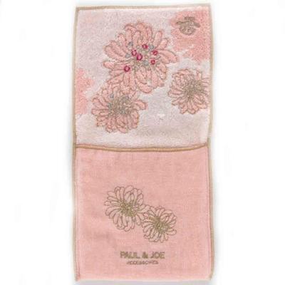 Paul Joe Pocket Towel Handkerchief with Floral & (Pink, 100% Cotton) Print, Women's, 107518-9201-01