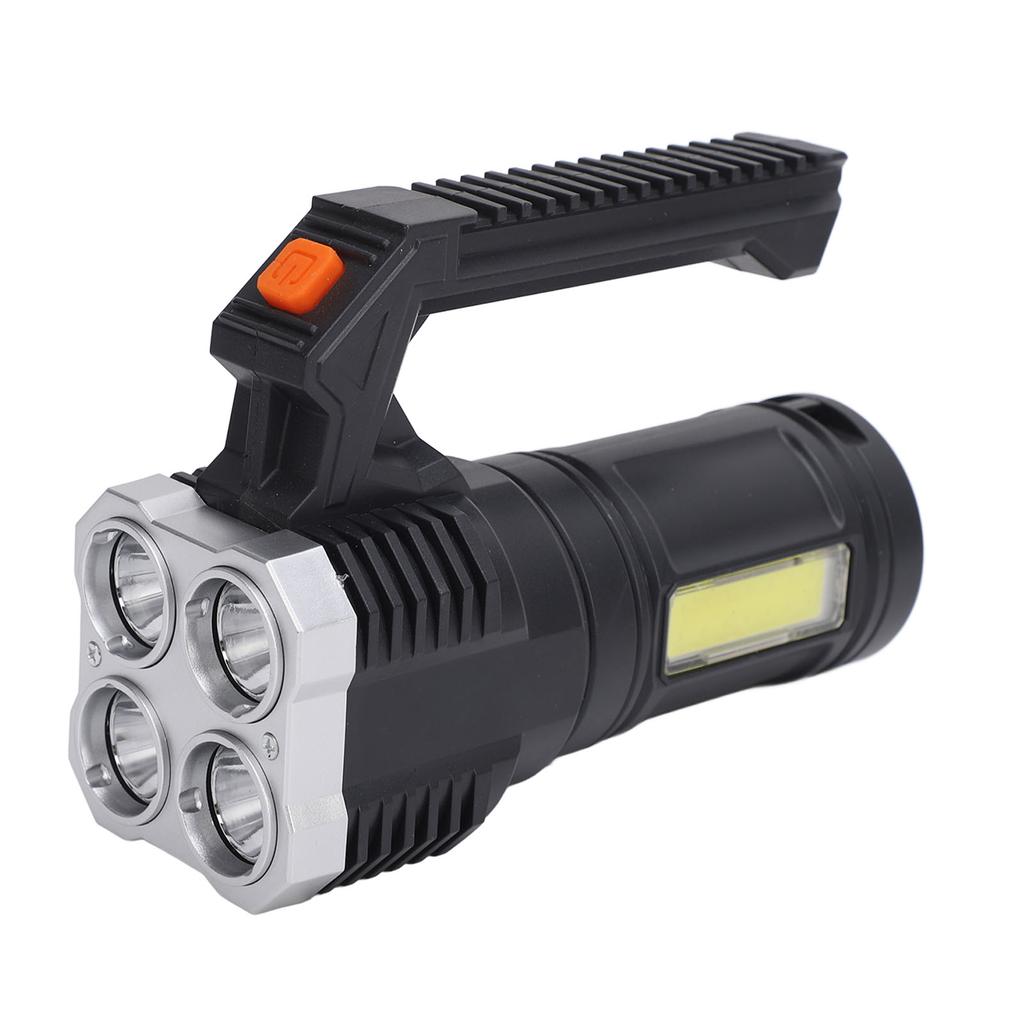 LED Flashlight Spotlight USB Rechargeable Super Bright Multi Mode Handheld Flashlight Lantern for Outdoor Emergency Camping Hiking