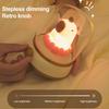 Capybara Nachtlicht Niedliche Wiederaufladbare Lampe Dimmbar Timerfunktion Dual-Modus LED Nachttischlampe Tischdekoration